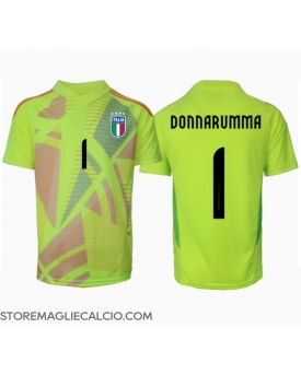Italia Gianluigi Donnarumma #1 Portiere Maglia Gara Casa Repliche Europei 2024